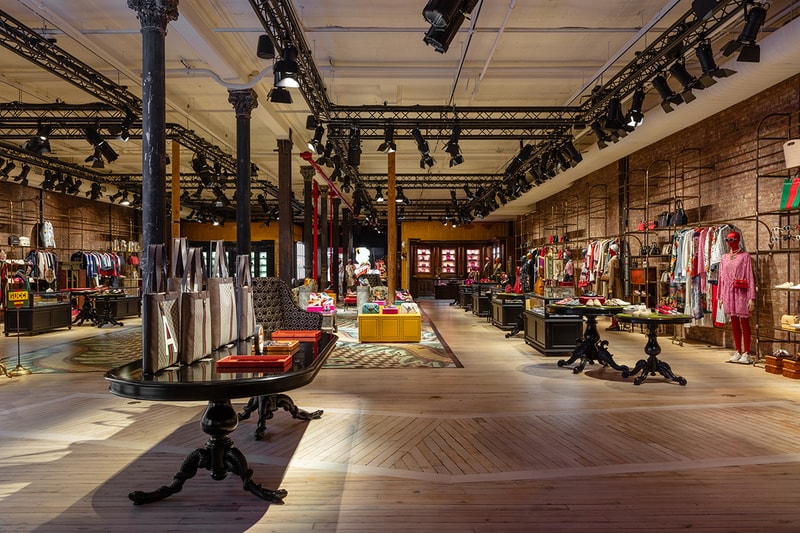 Gucci New York City SoHo Wooster Street High Fashion Dapper Dan Exclusive Opening Stores Interior Design