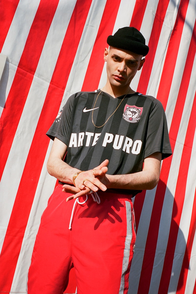 24 Kilates Nike Football Jersey Collaboration Arte Puro Black Grey Red Release Details Information World Cup 2018 FIFA