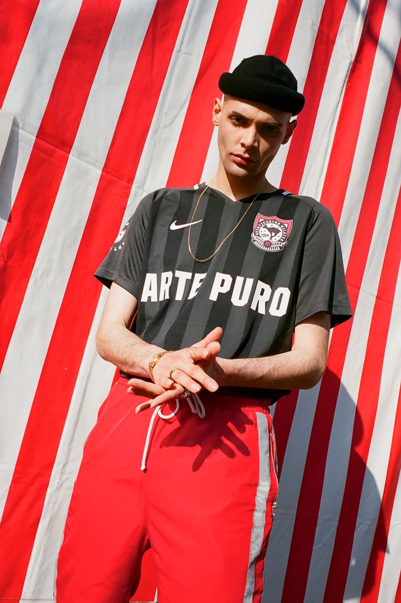 24 Kilates Nike Football Jersey Collaboration Arte Puro Black Grey Red Release Details Information World Cup 2018 FIFA