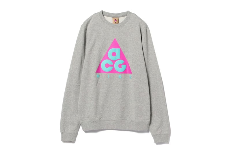 Nike ACG Spring Summer 2018 grey crewneck