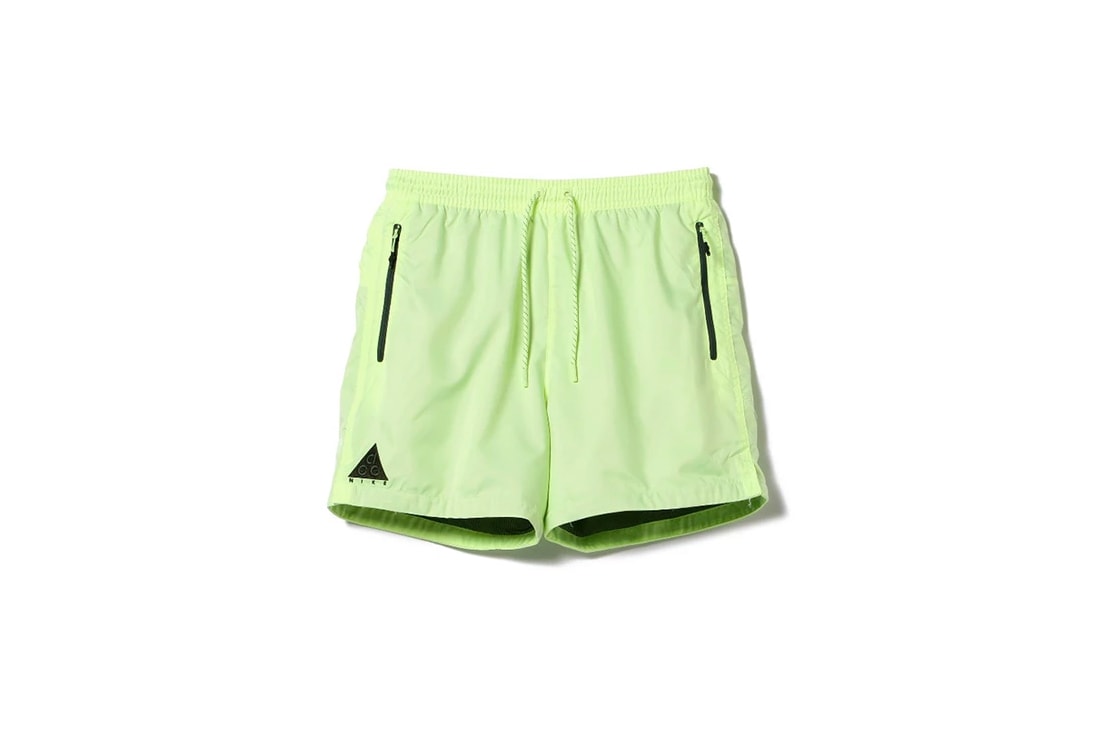 Nike ACG Spring Summer 2018 green shorts