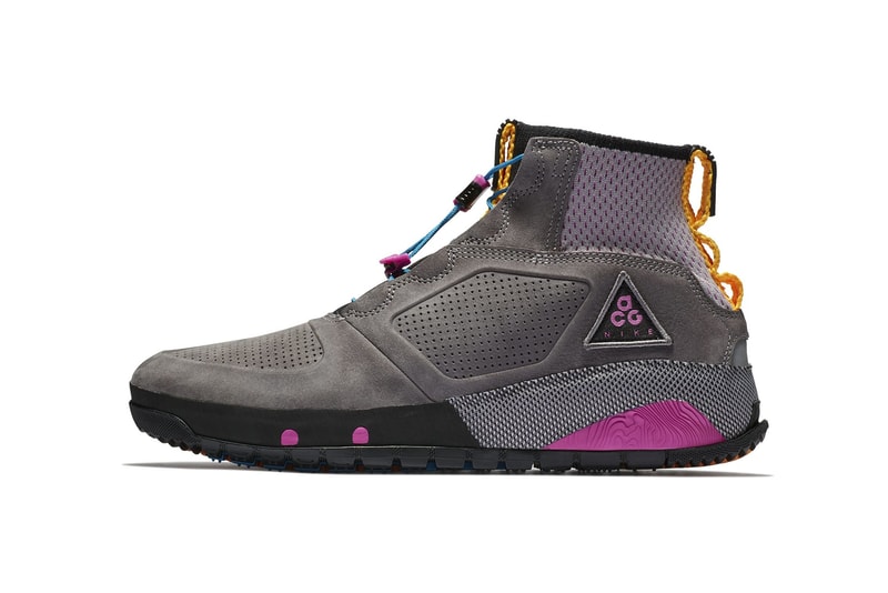 Nike ACG Ruckel Ridge Gunsmoke atmosphere grey june 1 2018 AQ9333 001 release date info drop sneakers shoes footwear