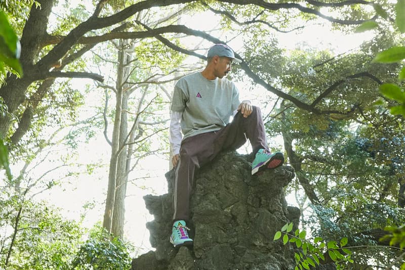 Nike NikeLab ACG Spring/Summer 2018 SS18 Errolson Hugh Tactical Performance Wear Outdoors Hiking Dog Mountain Sneakers Boots Jackets T-shirts Graphics Trail Release Information Details Price END.