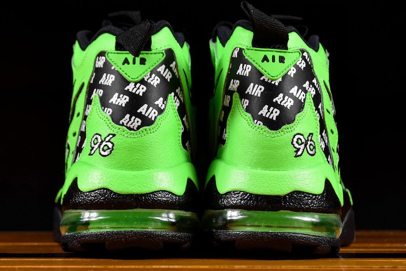 Nike Air Diamond Turf Max '96 Rage Green Horror Movie Theme Football Training Silhouette Renarts Release Details Information