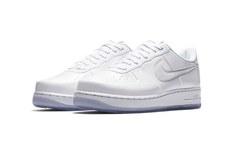 Nike Air Force 1 Foamposite Pro Cup Triple White AF1 Release Date Info Drops May 26 2018 Icy Sneakers