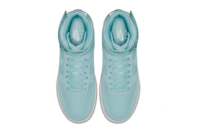 Nike Air Force 1 High Tonal Suede release date summer 2018 blue beige yellow