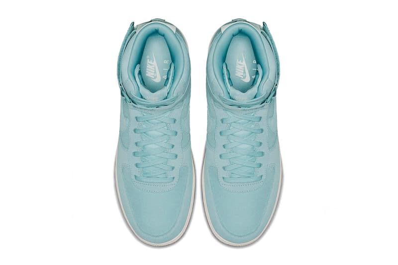 Nike Air Force 1 High Tonal Suede release date summer 2018 blue beige yellow