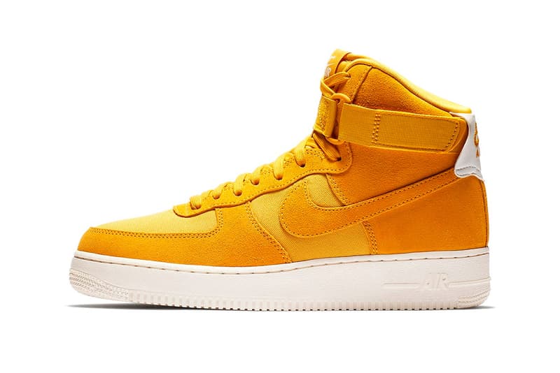 Nike Air Force 1 High Tonal Suede release date summer 2018 blue beige yellow