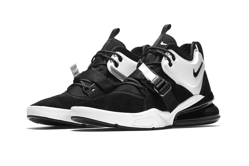 Nike Air Force 270 Black White Release Contrast Info