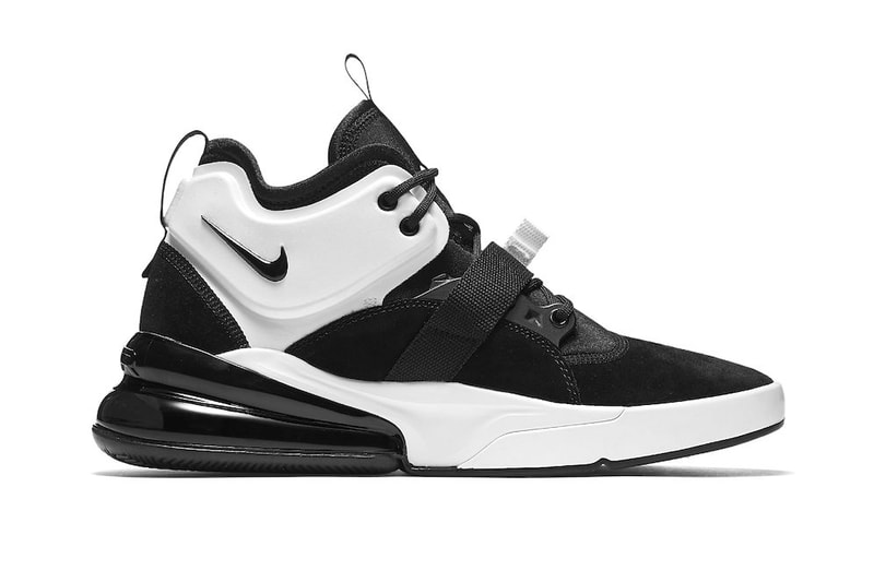 Nike Air Force 270 Black White Release Contrast Info