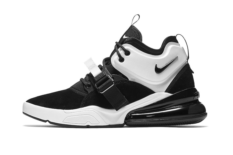 Nike Air Force 270 Black White Release Contrast Info