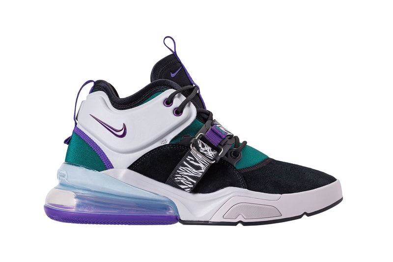 Nike Air Force 270 Court Purple Dark Atomic Teal carnivore huarache green clack white
