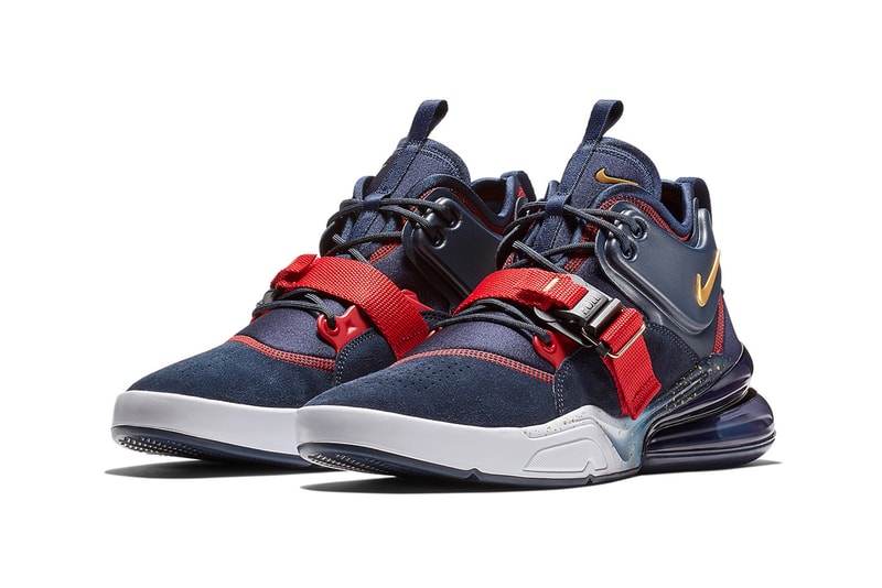 Nike Air Force 270 Dream Team Navy Red Metallic Gold 2018 nike sportswear footwear