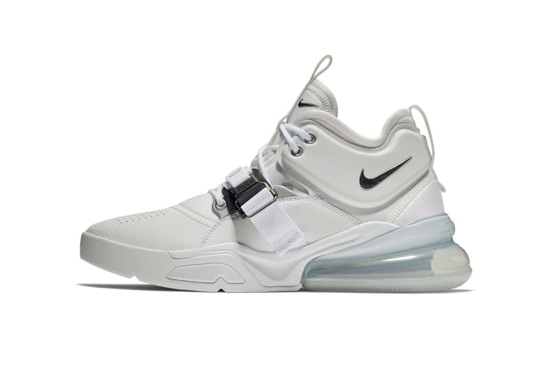 Nike Air Force 270 White Metallic Silver Hypebeast Drops
