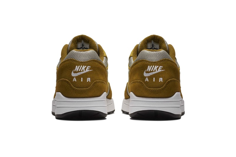 Nike Air Max 1 Curry Pack Rerelease release info sneakers footwear yellow red green suede