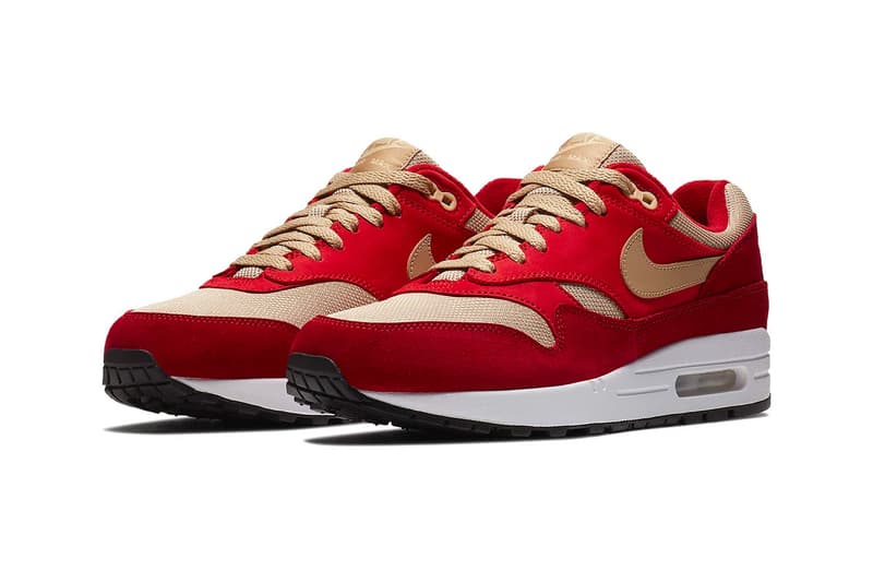 Nike Air Max 1 Curry Pack Rerelease release info sneakers footwear yellow red green suede