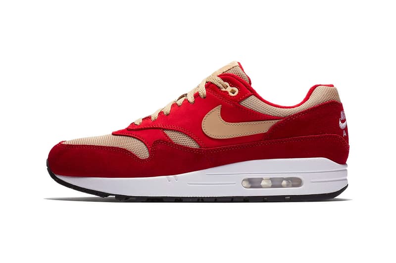 Nike Air Max 1 Curry Pack Rerelease release info sneakers footwear yellow red green suede