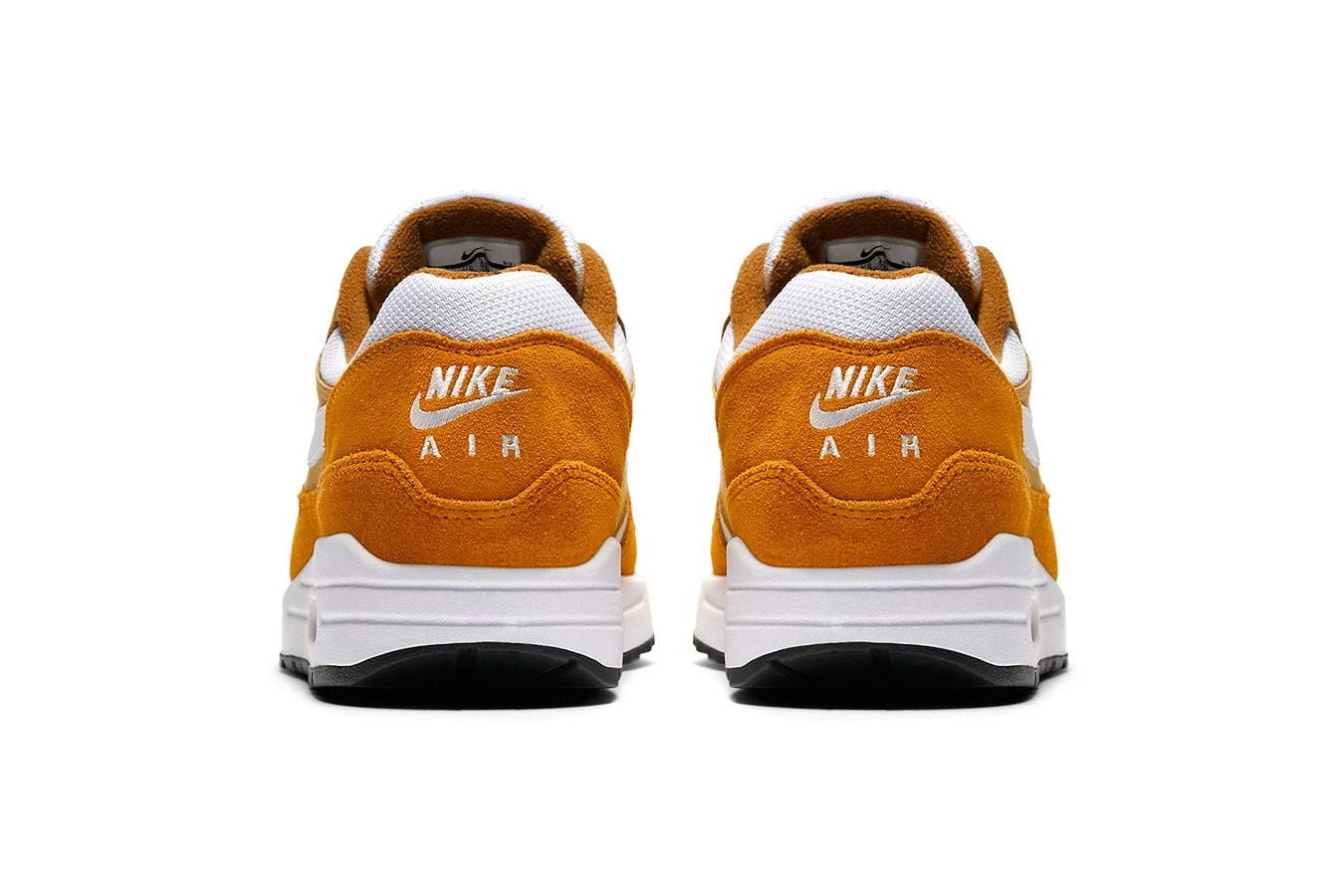 Nike Air Max 1 Curry Pack Rerelease release info sneakers footwear yellow red green suede