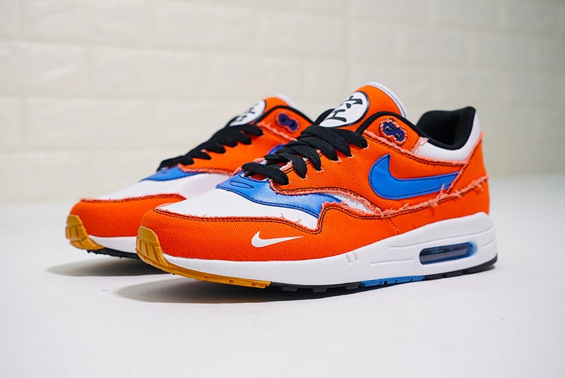 nike air max 1 dragon ball goku custom sneakers