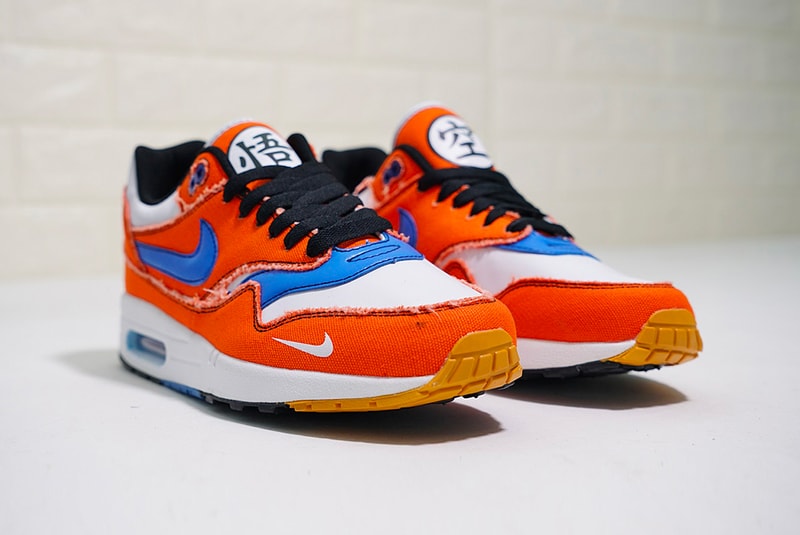 nike air max 1 dragon ball goku custom sneakers