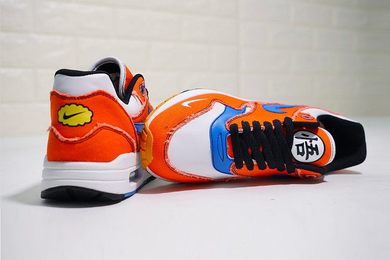 nike air max 1 dragon ball goku custom sneakers
