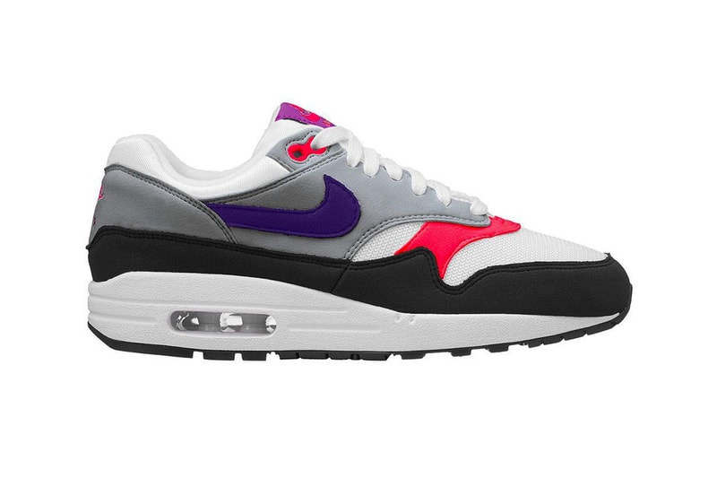 Nike Air Max 1 Pack Summer Release info drop july 2018 men womens White Court Purple Wolf Grey Pink Flash Black Clear Emerald Sail Amarillo Pure Platinum Signal Blue sneaker footwear