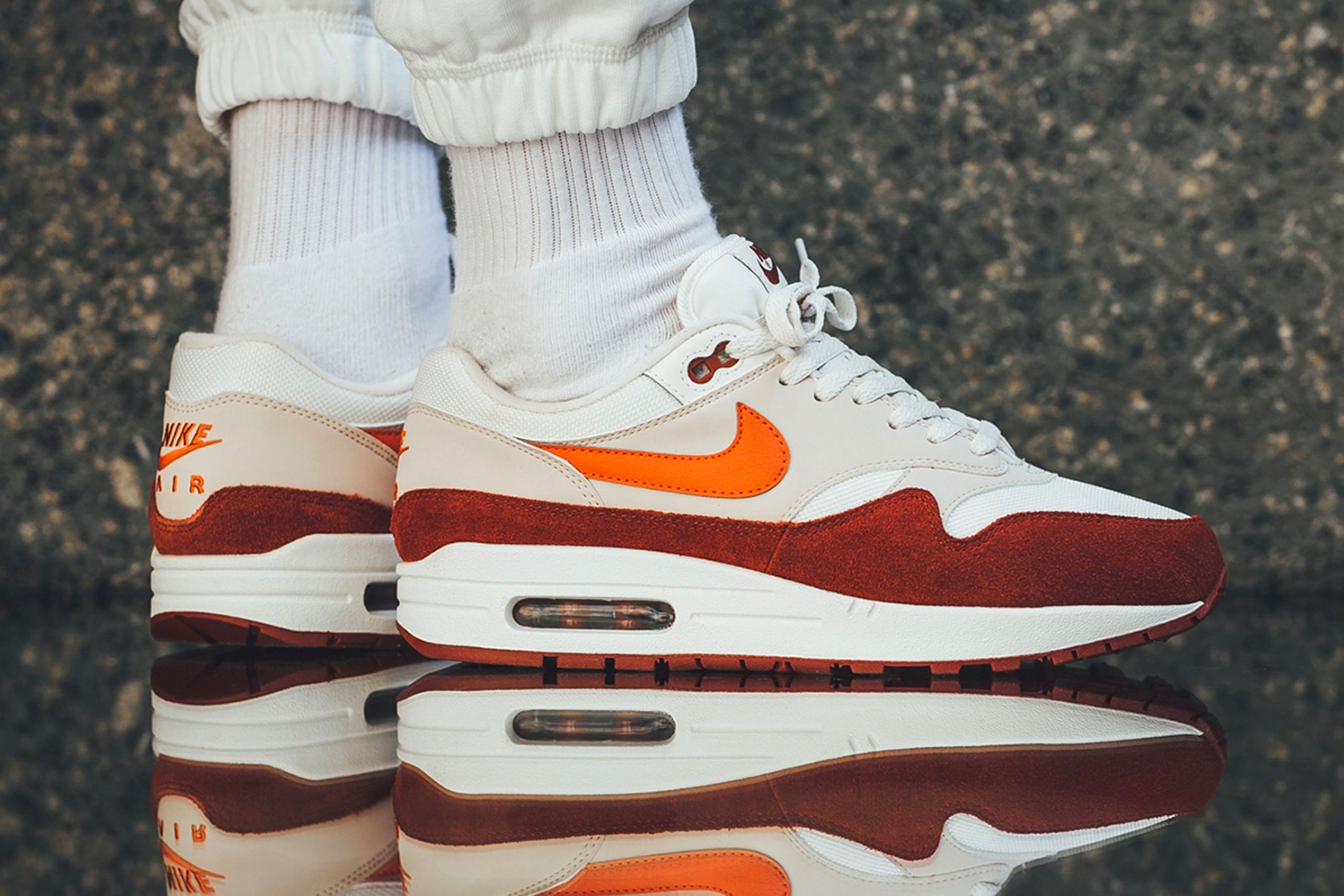 Nike Air Max 1 Curry On-Feet Vintage Coral Mars Stone release date drop info purchase price footwear sneaker summer 2018