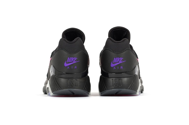 Nike Air Max 180 black wolf grey pink purple release info sneakers footwear