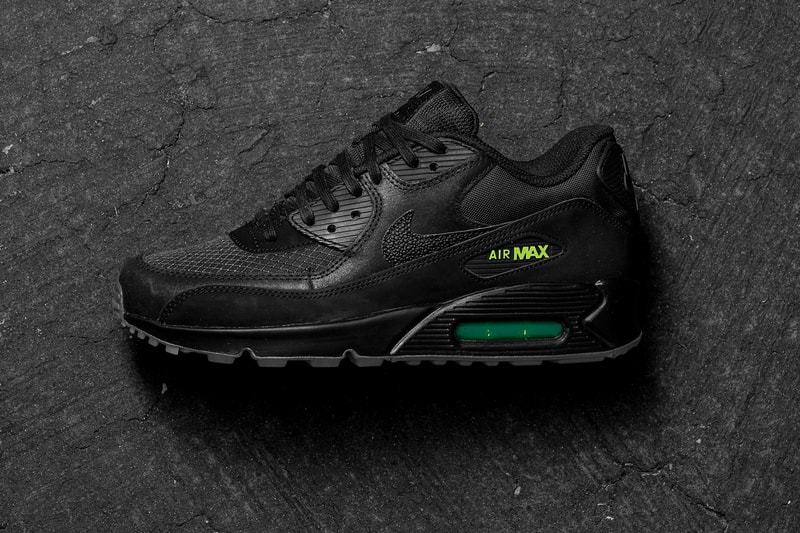 Nike Air Max 90 Black Volt Release Date info sneakers footwear