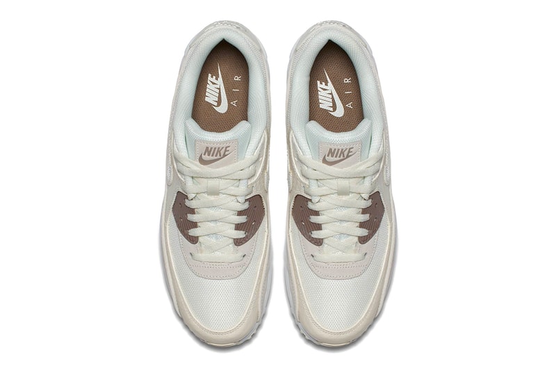 Nike Air Max 90 release info sail sepia stone habanero red gym red leather suede nubuck