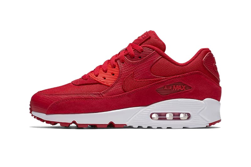 Nike Air Max 90 release info sail sepia stone habanero red gym red leather suede nubuck