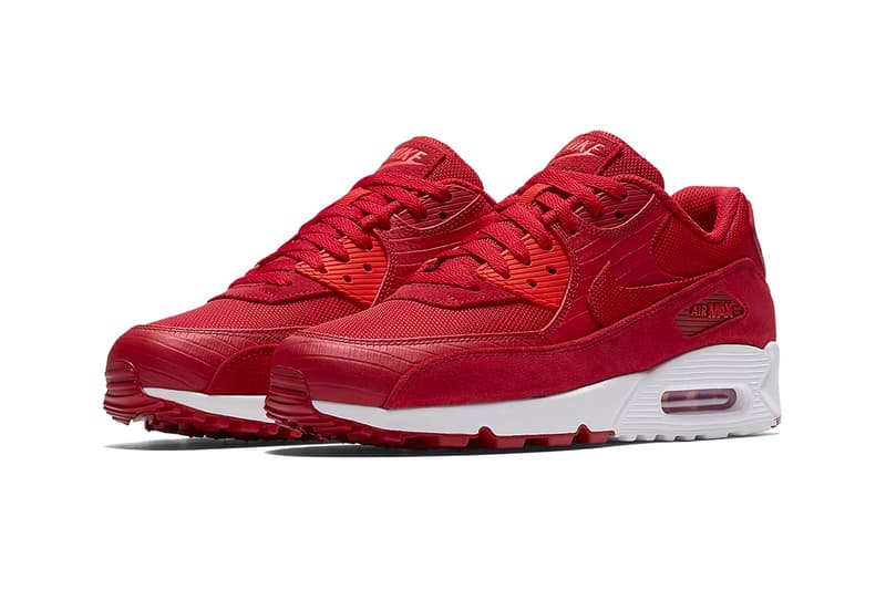 Nike Air Max 90 release info sail sepia stone habanero red gym red leather suede nubuck