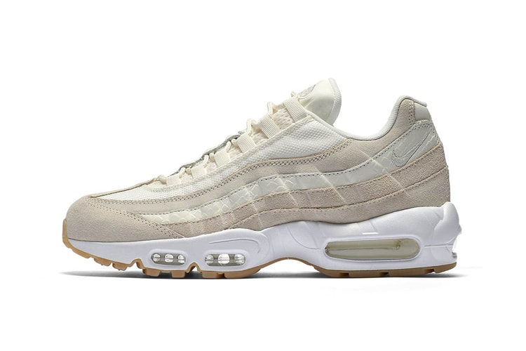 Nike's Air Max 95 Premium Welcomes "Sail" and "Gym Red" Uppers