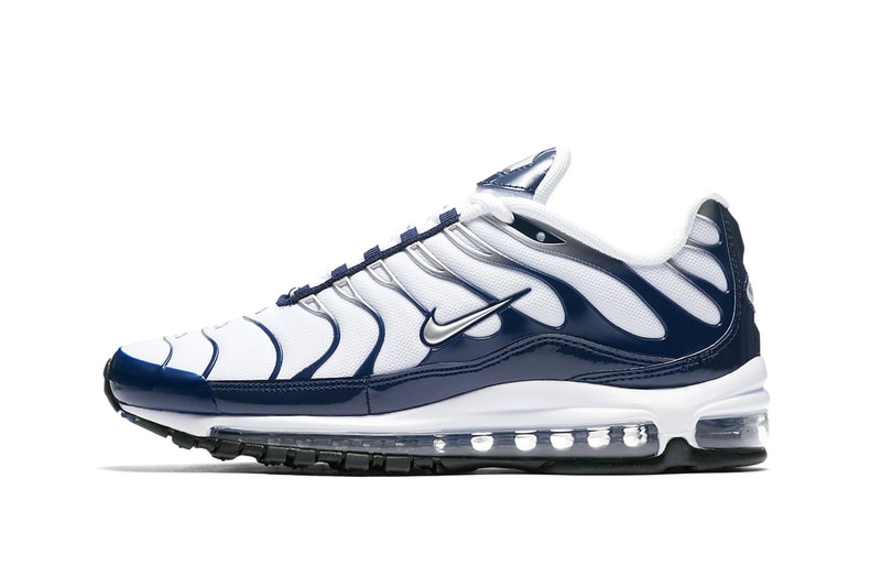 Nike Air Max 97/Plus Navy/Metallic Silver 2018 nike sportswear footwear air max plus air max 97