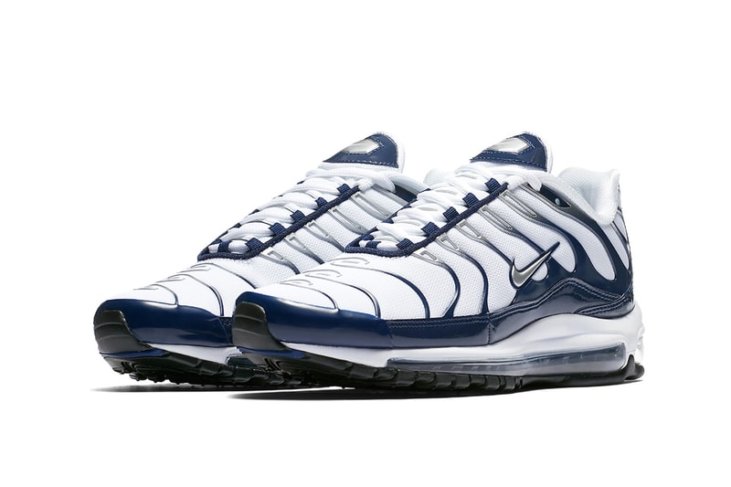Nike Air Max 97/Plus Navy/Metallic Silver 2018 nike sportswear footwear air max plus air max 97