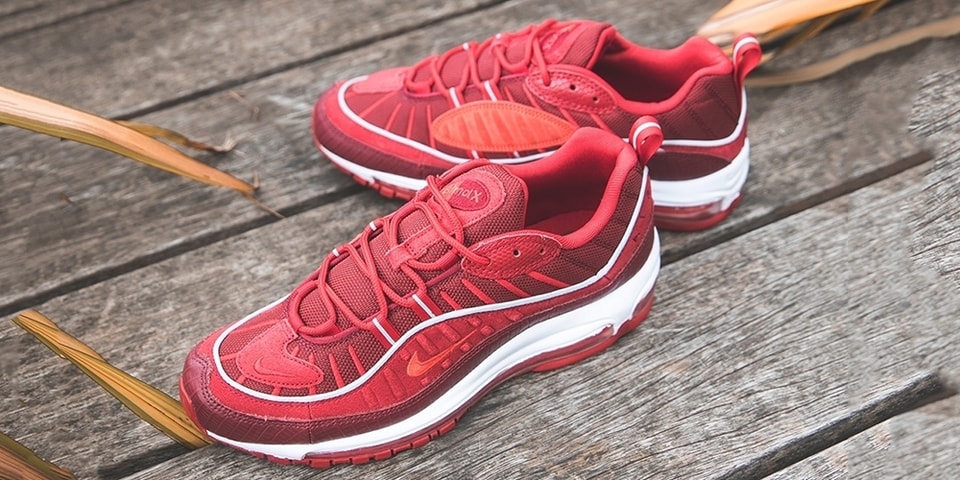 Nike air max 98 all red Clearance