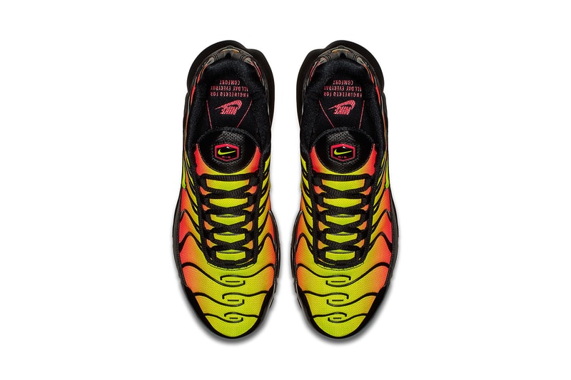 Nike Air Max Plus Black Solar Red Volt nike sportswear 2018 footwear release date info drop