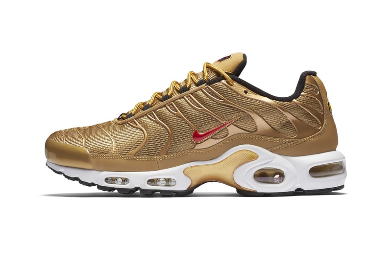 Nike Air Max Plus Metallic Gold Rerelease release info sneakers footwear