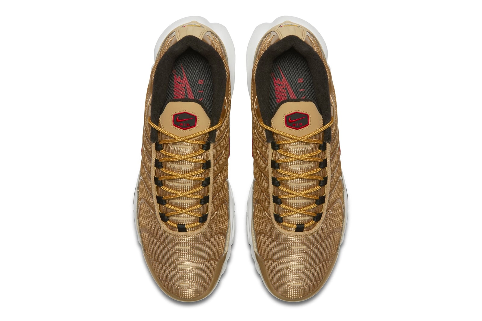 Nike Air Max Plus Metallic Gold Rerelease release info sneakers footwear