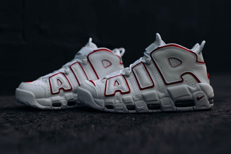 Nike Air More Uptempo White Varsity Red release info sneakers footwear