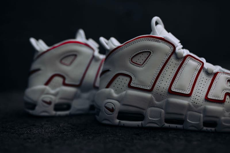 Nike Air More Uptempo White Varsity Red release info sneakers footwear