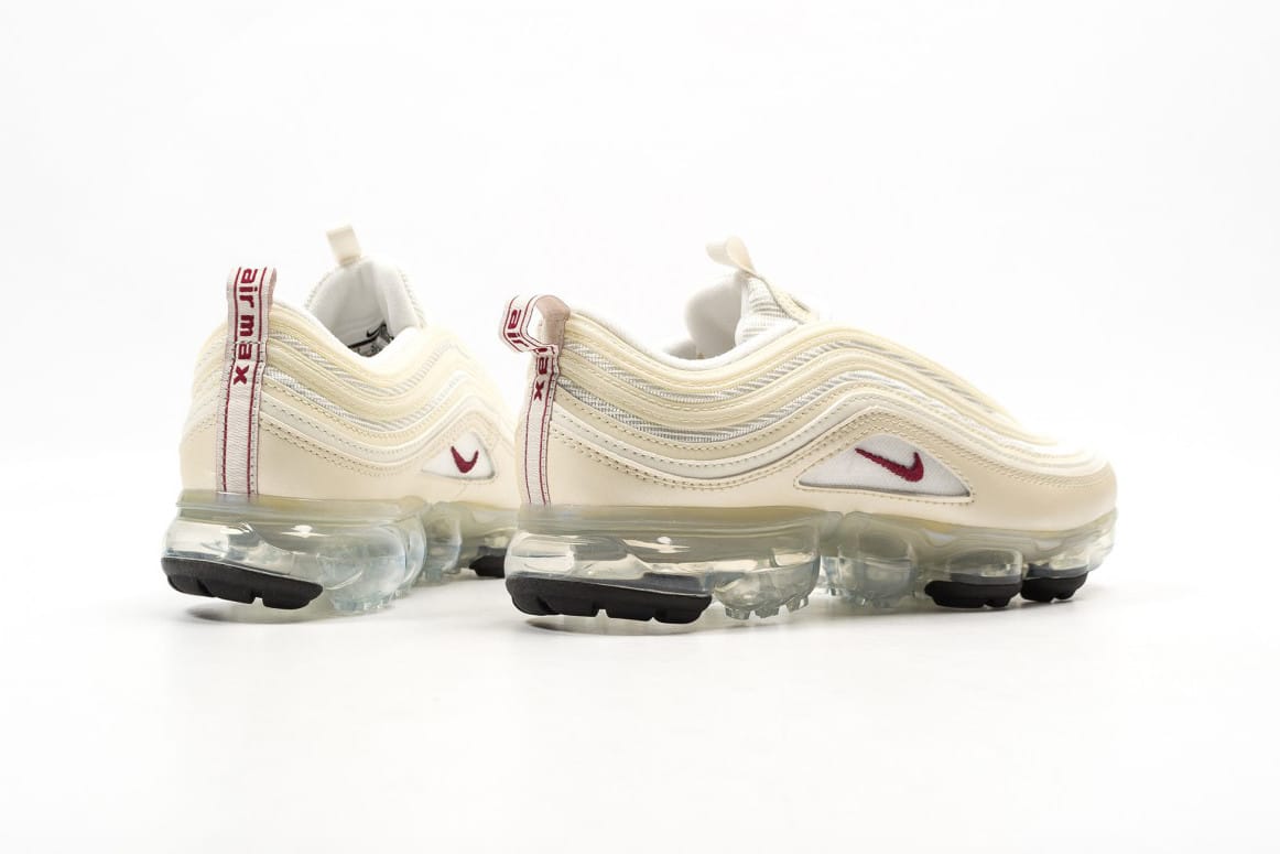 vapormax 97 beige white red
