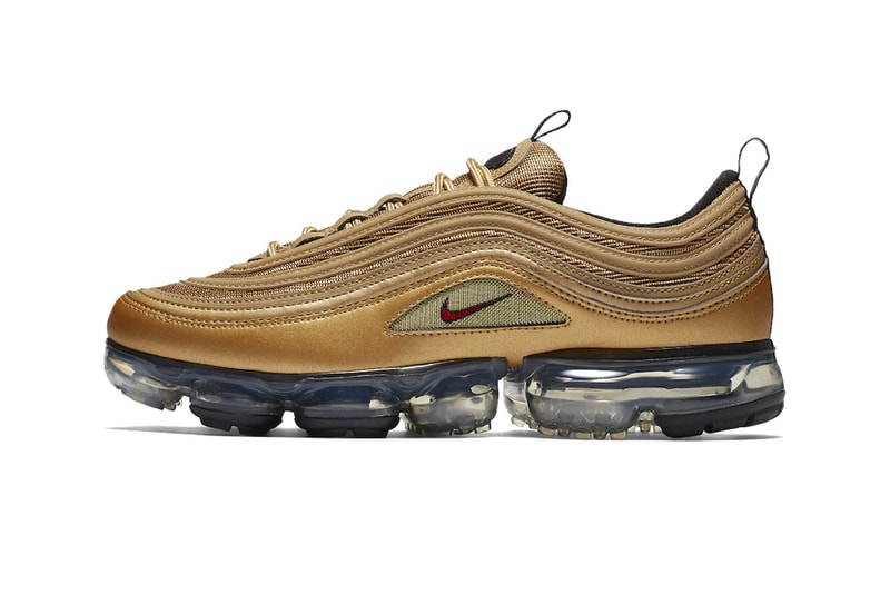 Nike Air VaporMax 97 Metallic Gold Release info sneakers footwear air max 97 air vapormax