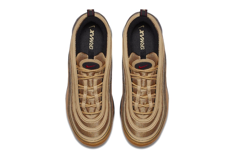 Nike Air VaporMax 97 Metallic Gold Release info sneakers footwear air max 97 air vapormax