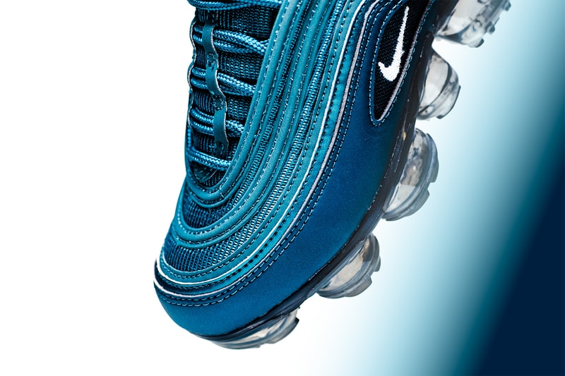 Nike Air VaporMax 97 WMNS Metallic Dark Sea white black 2018 footwear nike sportswear
