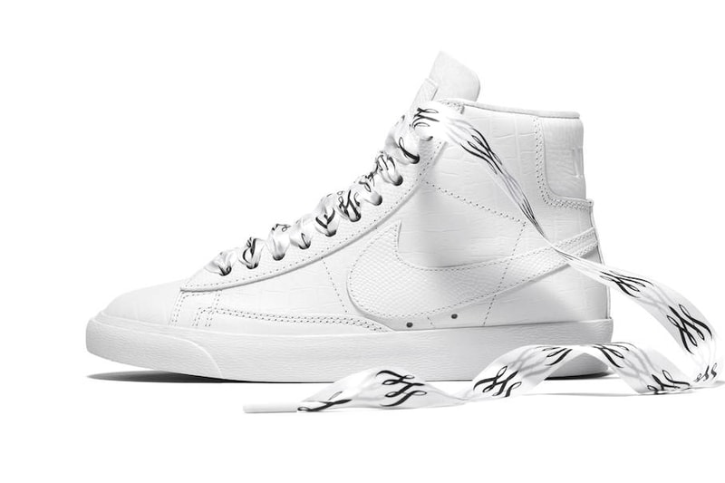 Nike Blazer Mid Serena Williams french open tennis release info sneakers footwear white leather