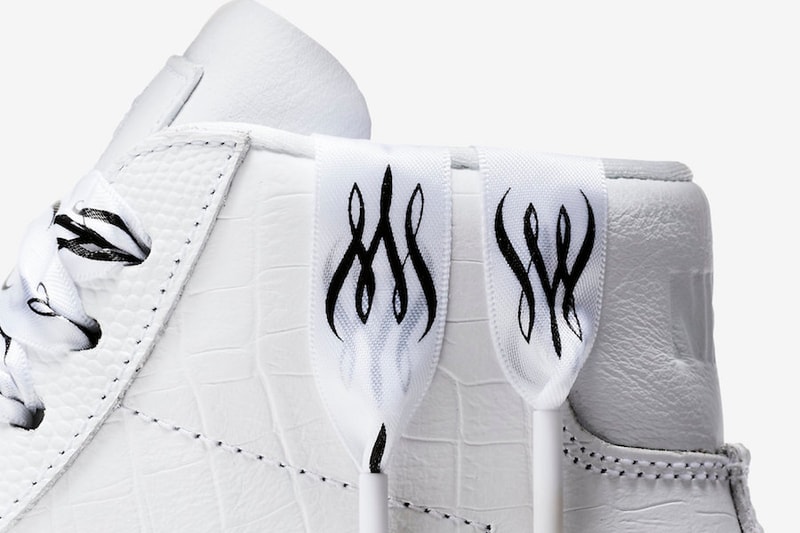 Nike Blazer Mid Serena Williams french open tennis release info sneakers footwear white leather