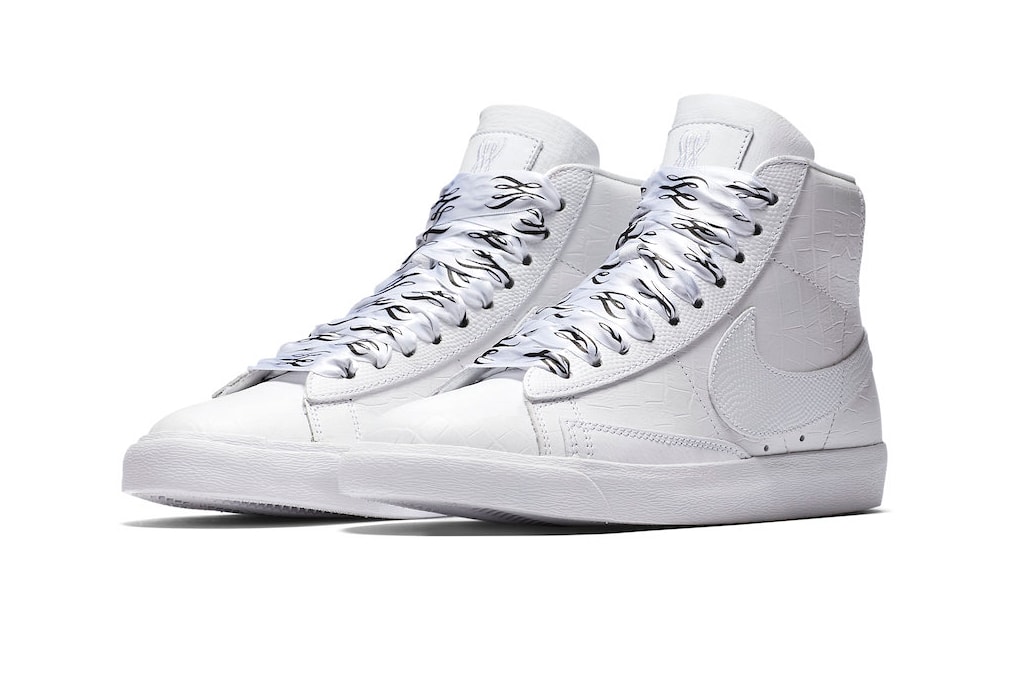 Nike Blazer Mid Serena Williams french open tennis release info sneakers footwear white leather
