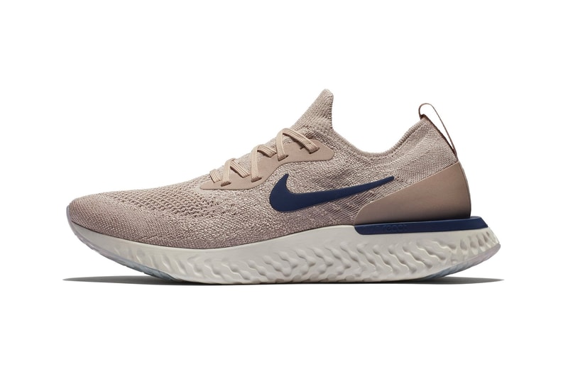 Nike Epic React Flyknit "Tan/Navy" Colorway release date first look price beige blue neutral sneaker