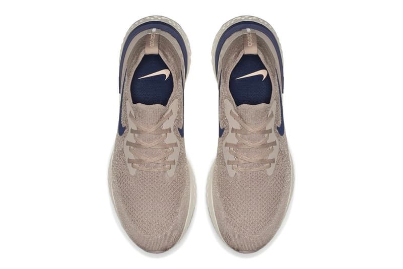 Nike Epic React Flyknit "Tan/Navy" Colorway release date first look price beige blue neutral sneaker